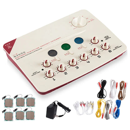 EMS Electroacupuncture Massage Device – 6 Waveform Low-Frequency Muscle Stimulator for Relaxation Therapy