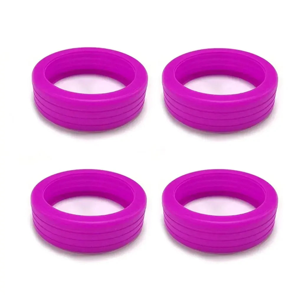 4/8PCS Travel Luggage Wheel Protectors — Noise-Reducing Caster Covers for Suitcase Trolley Boxes
