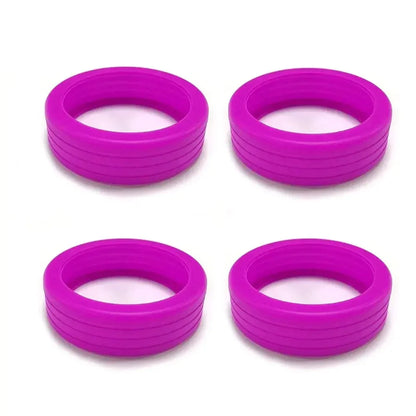 4/8PCS Travel Luggage Wheel Protectors — Noise-Reducing Caster Covers for Suitcase Trolley Boxes