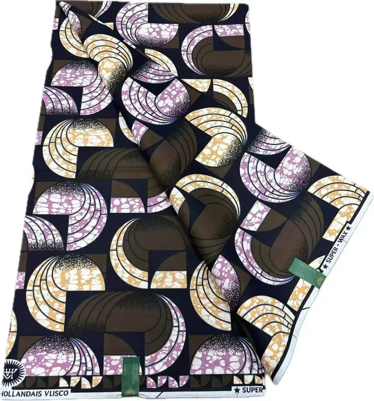 African Ankara Wax Print Fabric - 100% Cotton Batik Material for Sewing & Wholesale 6 Yards