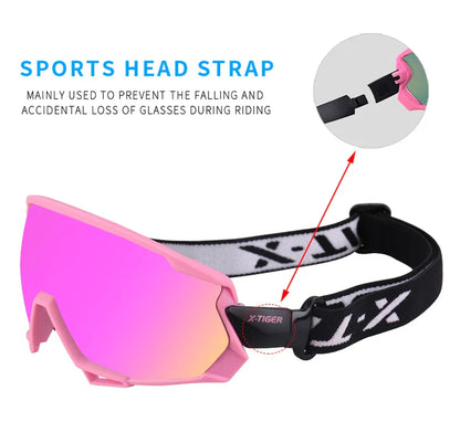 X-TIGER Polarized Cycling Glasses — Photochromic MTB & Road Bike Sunglasses for Sports