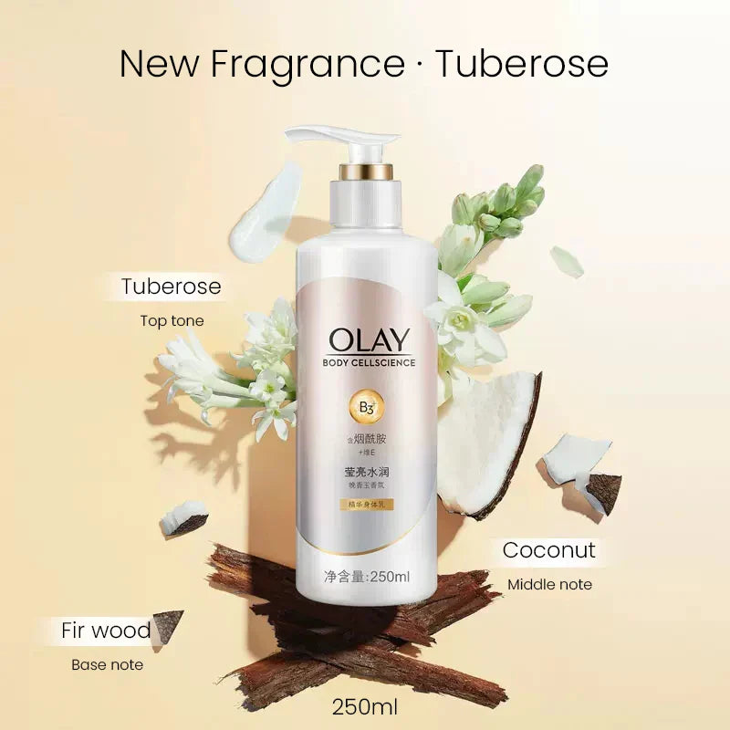 OLAY Body Cellscience Nourishing Lotion – Forest Berry & Rich Tuberose Flavors, Random Old/New Packaging