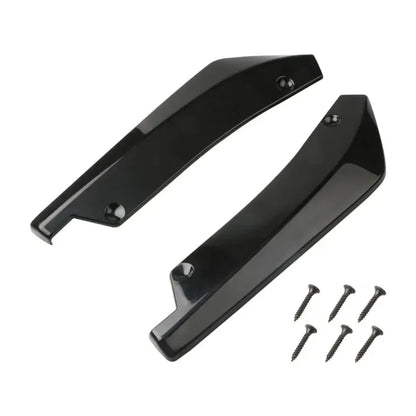 Universal Car Bumper Lip Spoiler - Carbon Fiber Style Splitter, Diffuser & Side Skirt Scratch Protector Extension