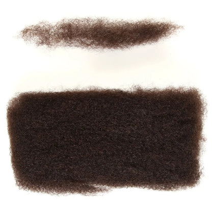 22 Inch Afro Kinky Curly Bulk Hair – Brown Blonde QVR Remy Human Hair for Braids, Dreadlocks & Natural Styling