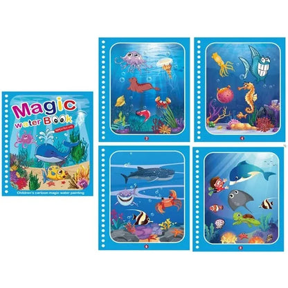 Magical Water Drawing Book – Reusable Montessori Coloring & Sensory Toy for Early Childhood Education