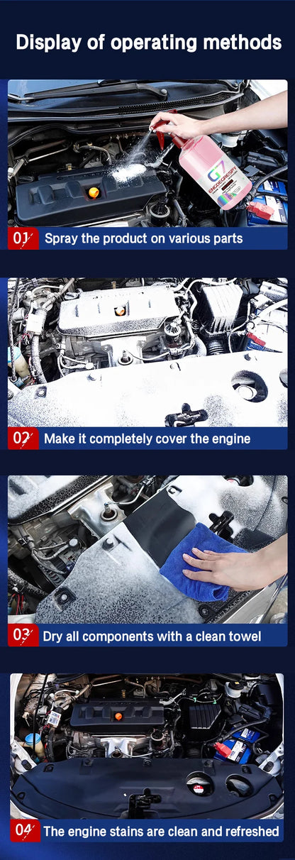 Car Engine Bay Cleaner | Powerful Decontamination Cleaning Product for Engine Compartment – G7 ENGDEGRESPY