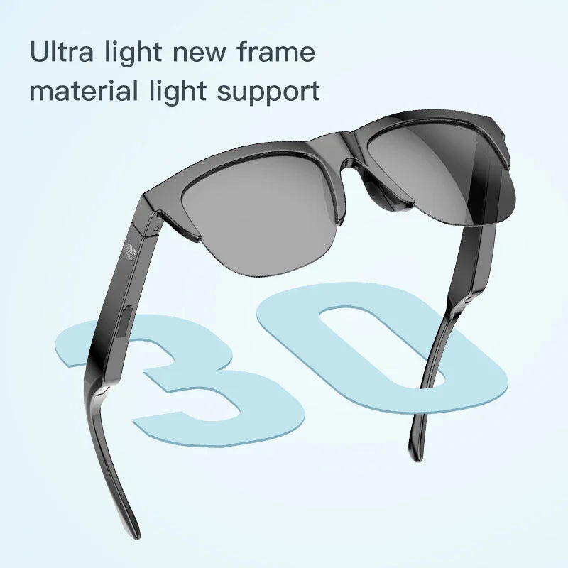 Smart Bluetooth V5.3 Sunglasses – Cutting-Edge Technology for Outdoor Sports, HIFI Sound, UV Protection, and Style, Designed for Men and Women