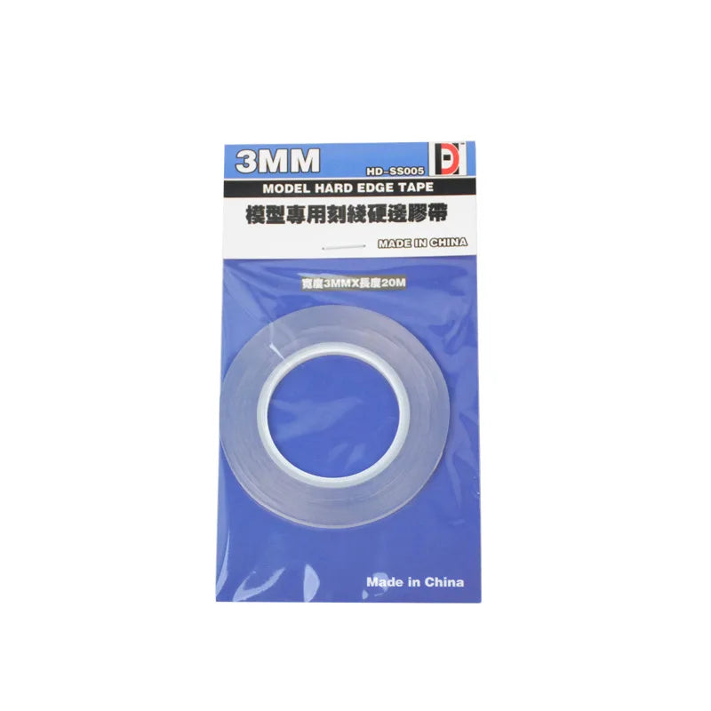 3mm & 6mm Model Scribing Guide Tape – Hard Edge Precision Line Tape for Hobby Cutting & DIY Model Tools