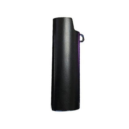 Metal Cowboy Boot Lighter Case - Cute Cat Eye Rhinestone Embroidered Zinc Alloy BIC J6 Sleeve Cover
