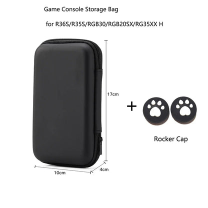 Game Console Storage Bag for R36S/R35S/RGB30/RGB20SX/RG353M/RG35XX - Hard Portable Protective Case Organizer   2/2