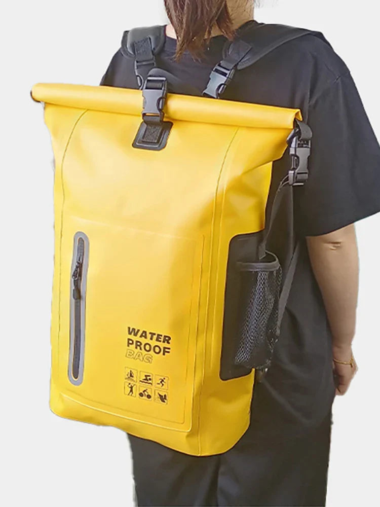 Waterproof Kayak Dry Bag – Large PVC Backpack for Swimming, River Trekking, Beach, Diving & Canoeing