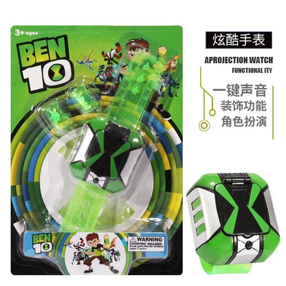 Omnitrix BEN10 Action Figure – Ben Tennyson Projection Watch with Sound & Light, Kids’ Smart Toy Gift