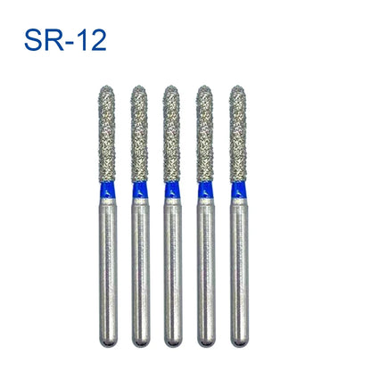 5pcs FG Dia 1.6mm Dental Drills – High-Speed Handpiece Diamond Burs for Teeth Whitening