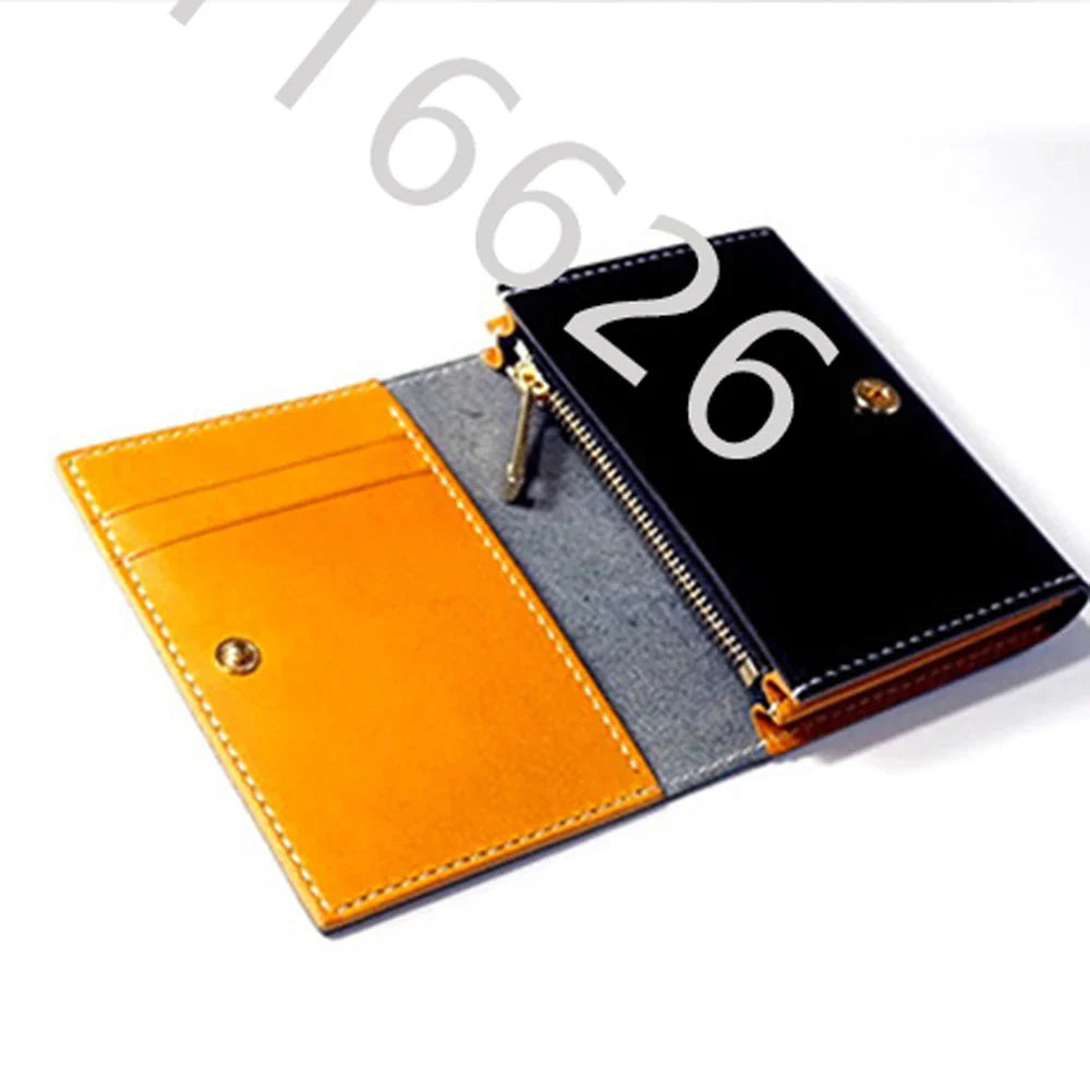 DIY Leather Craft Zipper Wallet Cutting Die – Metal Steel Knife Mold for Cardholder & Coin Bag 7.5x11x1.5cm
