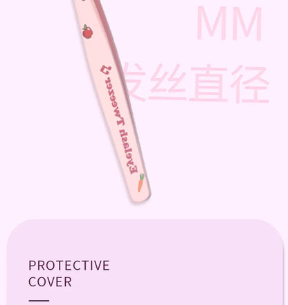 6 Types False Eyelash Tweezers — Stainless Steel Anti-Static Curved & 3D Lash Tools