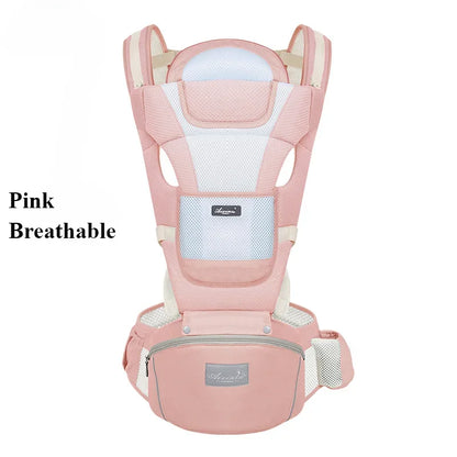 Adjustable Ergonomic Baby Carrier – 4 Seasons Universal Waist Stool Baby Carrying Bag, Portable Multifunctional Infant Sling Harness