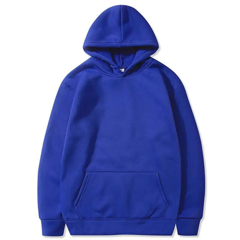 Solid Color Pocket Hoodie Sweatshirt - Unisex Casual Sports Pullover For Men And Women Multi Color Fashion Wear