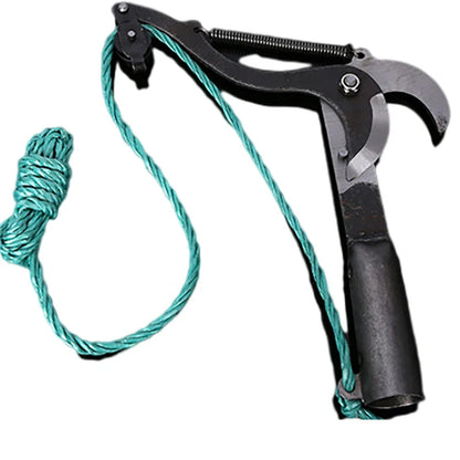 High-Altitude Extension Lopper Branch Scissors - Extendable Fruit Tree Pruning Saw Cutter Garden Trimmer Tool with Rope