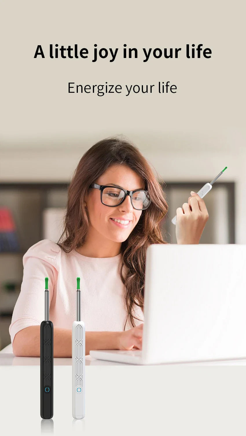 2025 Wireless Smart Earpick – HD Camera Ear Wax Cleaner with 6 LED Lights for iOS & Android