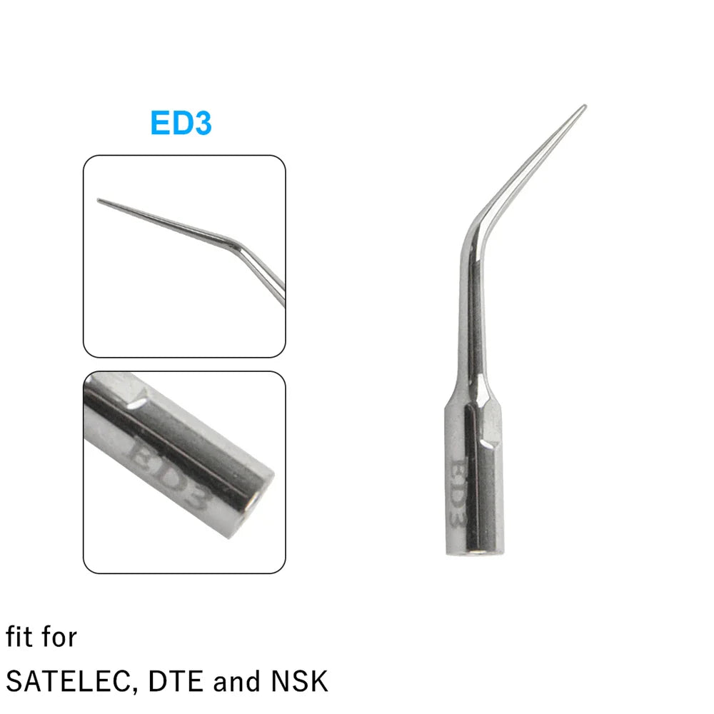 AZDENT Dental Ultrasonic Scaler Tips – Scaling, Periodontics, Endo, Perio Tips for EMS, Woodpecker, DTE, NSK, SATELEC Scalers