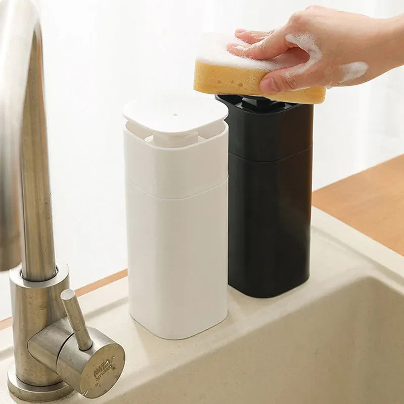 Kitchen Sink Soap Dispenser - Countertop Dish and Hand Washing Soap Storage Container - Convenient Bathroom Soap Dispenser