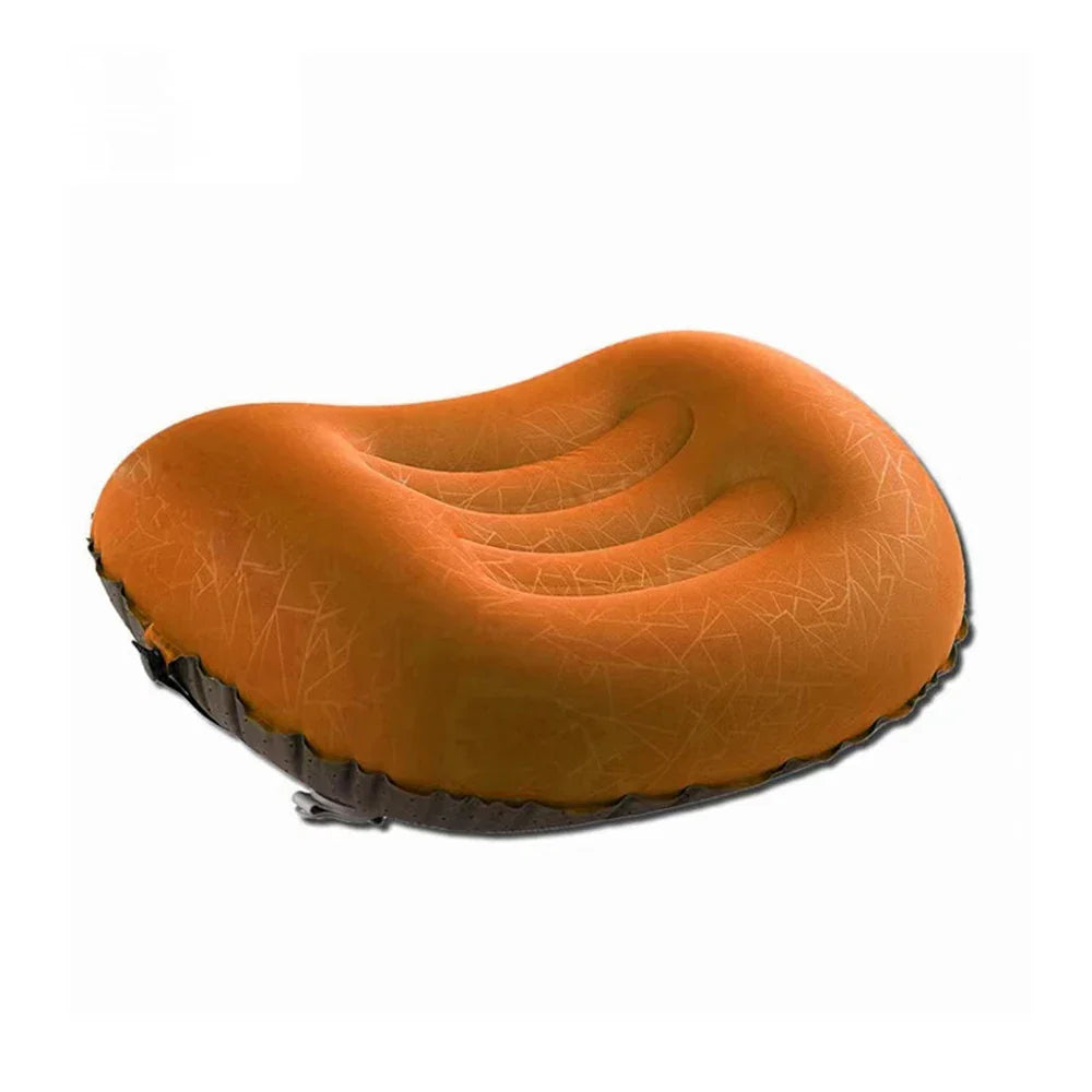 Ultralight Inflatable Camping Pillow – Compact Ergonomic Neck & Lumbar Support for Hiking, Travel & Backpacking