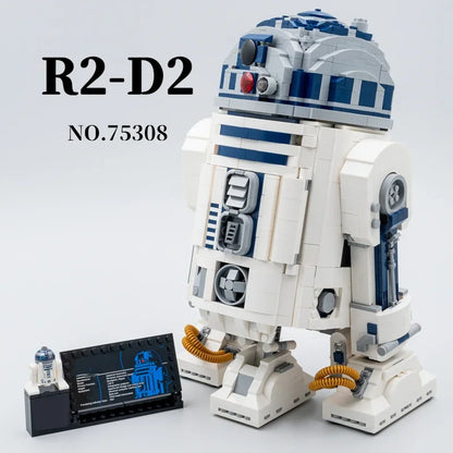 MOC 2314-Piece Space Robot Building Blocks – R2/R2D2 Figures Model Toy for Kids, Birthday & Christmas Gift
