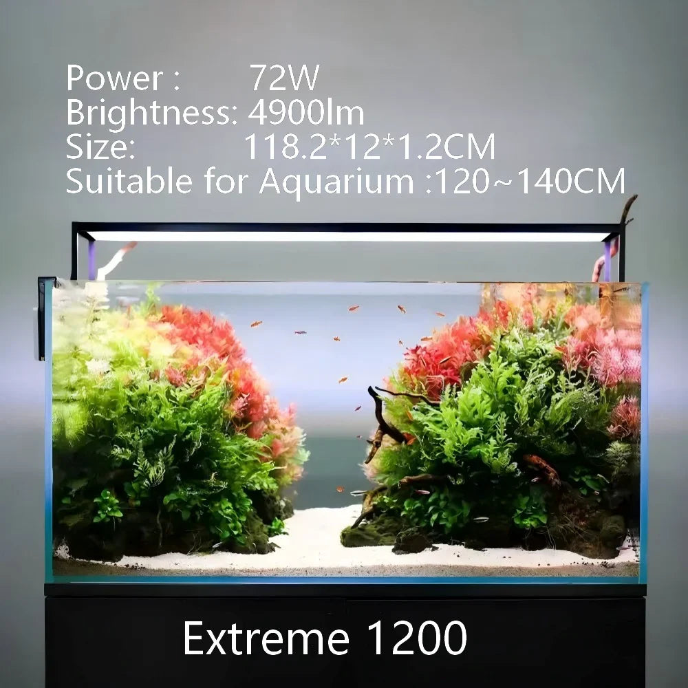 MICMOL Extreme II LED Aquarium Light - App Controlled Adjustable Plant Growth Lamp for Fish Tanks