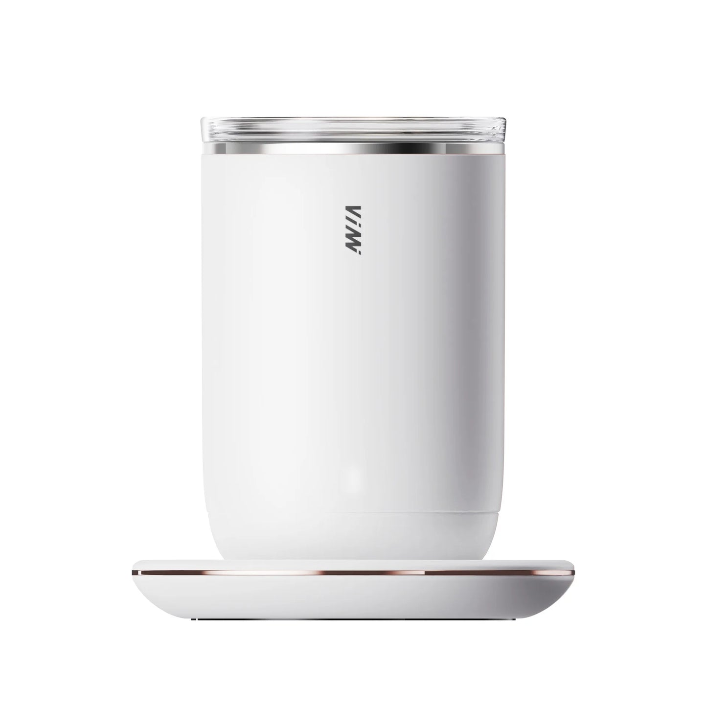 55°C Electric Self-Stirring Mug Heater – Stainless Steel USB Smart Coffee Milk Mixing Cup, Double Wall Insulated Travel Mug