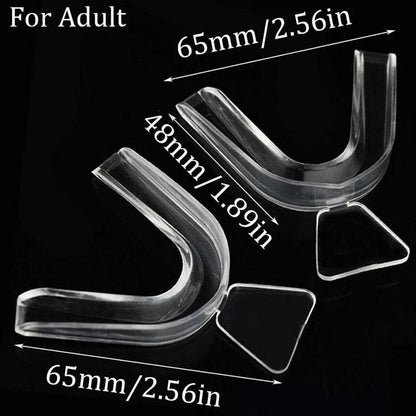 Silicone Dental Night Guard – Cold Light Whitening Braces Tray for Teeth Grinding Protection and Gum Cushion