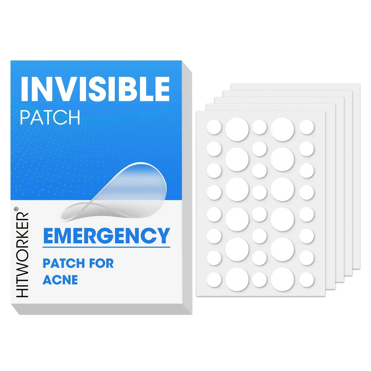 180/360PCS Invisible Acne Patches - Pore Cleansing Oil Control & Skin Smoothing Facial Stickers