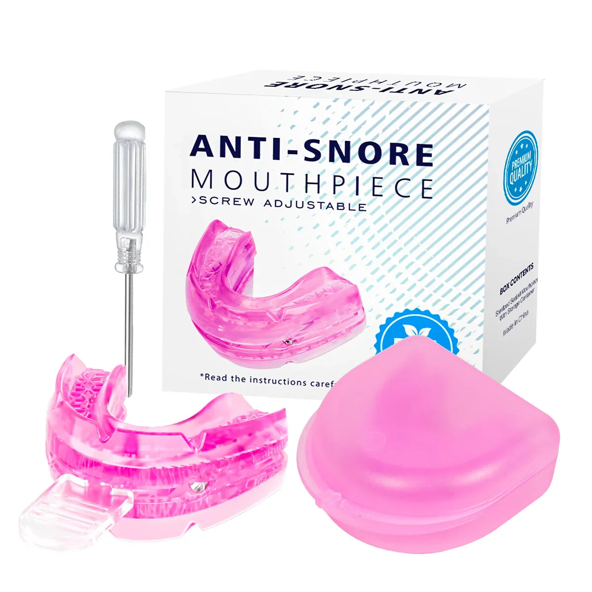 Anti-Snore Mouth Guard for Bruxism – Stop Snoring & Sleep Apnea Aid, Teeth Protection Night Mouthpiece