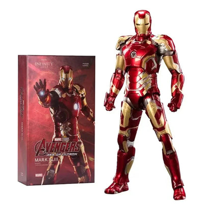 ZD Toys 7" Iron Man Action Figures – Joint Movable MK1 to MK50 Movie Collectible Dolls