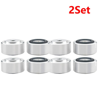 4/8Pcs HiFi Speaker Isolation Spikes – Aluminum Alloy Stand Feet Pads for Speakers & DAC