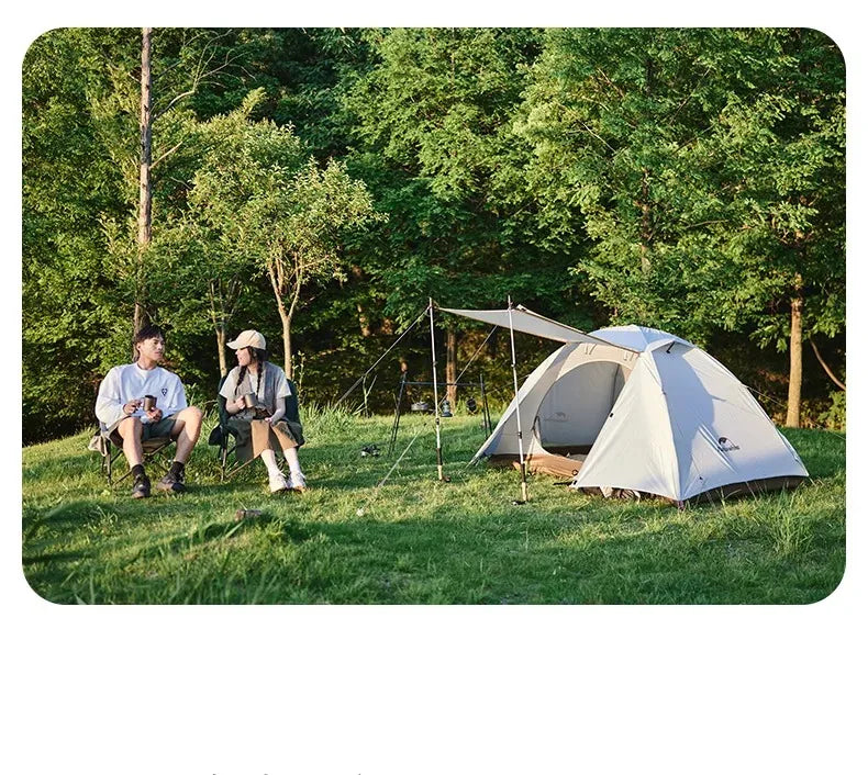 Naturehike 2-3 Person Camping Tent – Waterproof, UPF50+ Ultralight Outdoor Shelter for Hiking, Trekking & Sun Protection