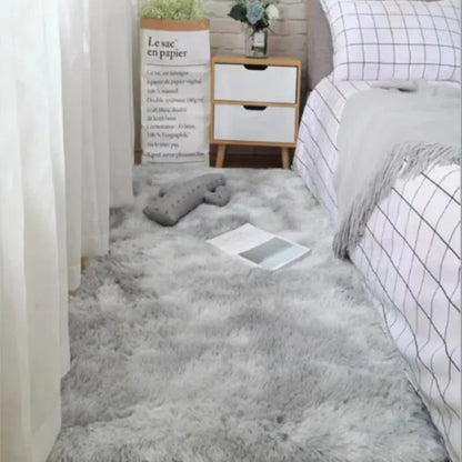 VIKAMA Fluffy Shaggy Rugs – Non-Slip, Machine Washable Soft Plush Area Rugs for Bedroom, Modern Design
