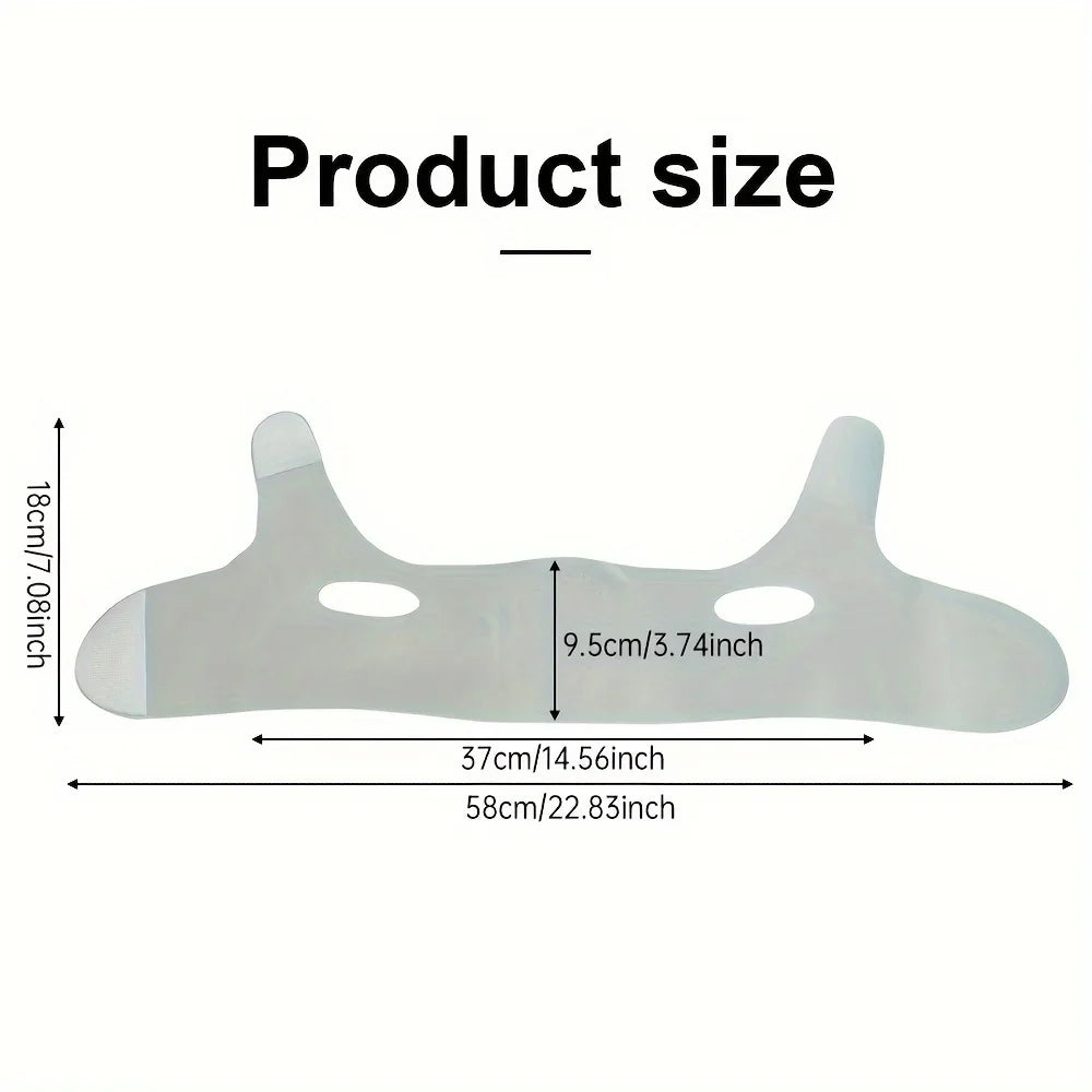 Reusable V-Line Face Slimming Band — Chin & Cheek Lift Facial Massage Strap for Women, Skin Care & Beauty Tool