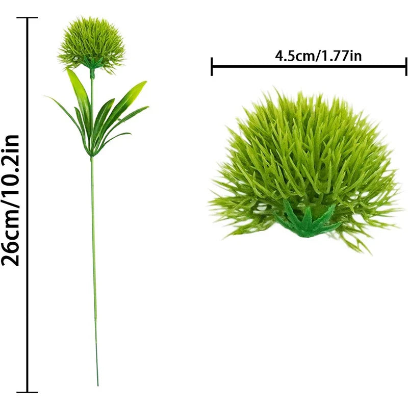 Artificial Dandelion Bouquet Set 3/5/10/12Pcs – 26cm Fake Flower Plants for Home, Bedroom, Wedding & Garden Vase Decoration
