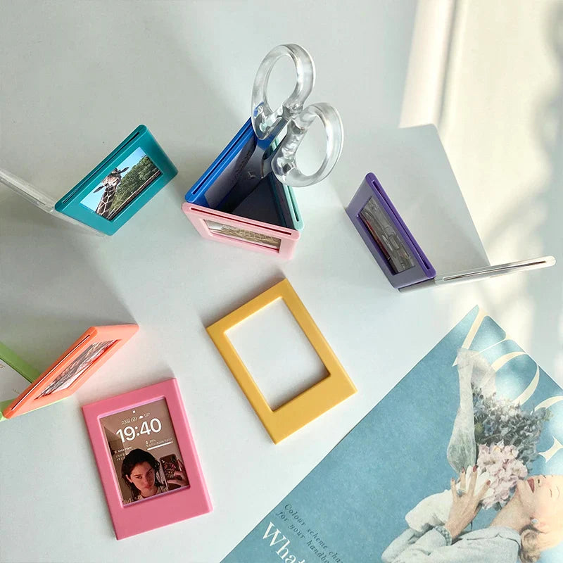 3-Inch Magnetic Photo Frames for Fujifilm Instax Mini – Compatible with Mini 12/11/Evo/40/7+/25/90/99/SE/Link2/3 Film