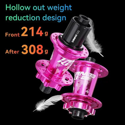 TANKE 120 Click MTB Hub – 6-Bearing Front & Rear Bicycle Hub for 7-12 Speed, 28/32/36 Holes, Disc Brake