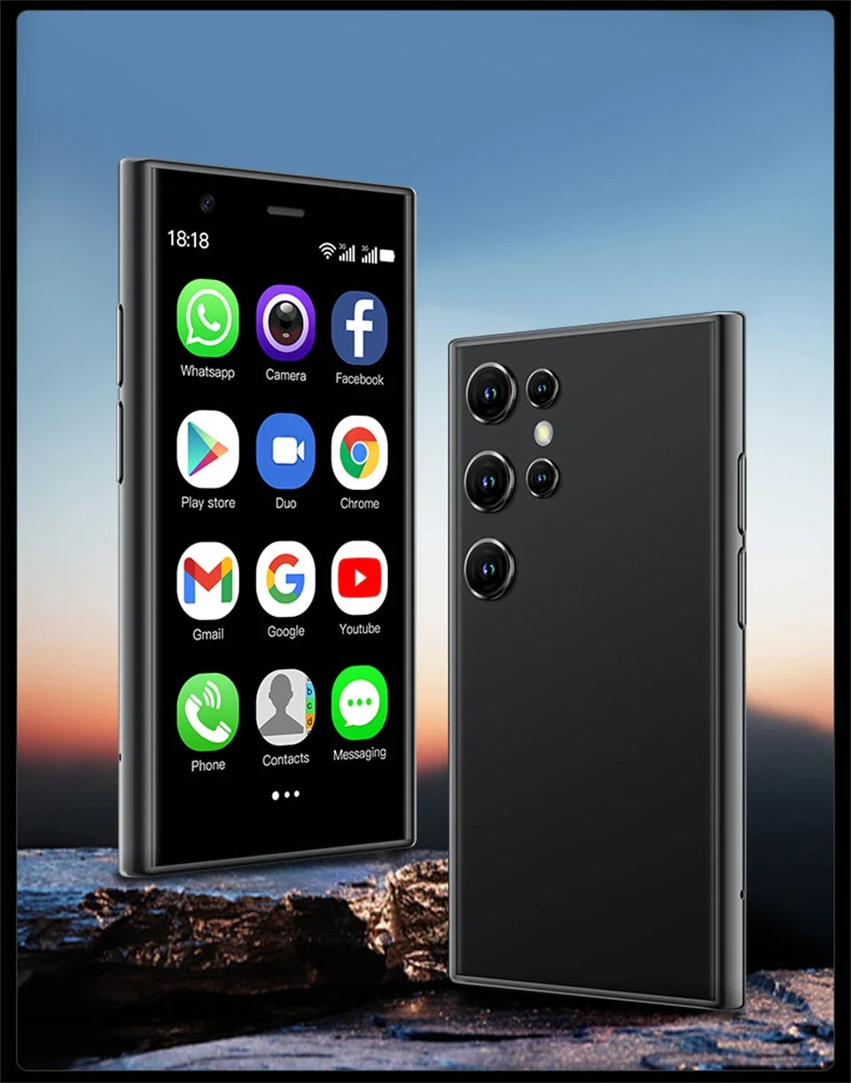 SOYES S23 Pro Mini Android Phone — 3.0" Display, 2GB RAM, 16GB ROM, Dual SIM, 1000mAh, 3G Compact Smartphone