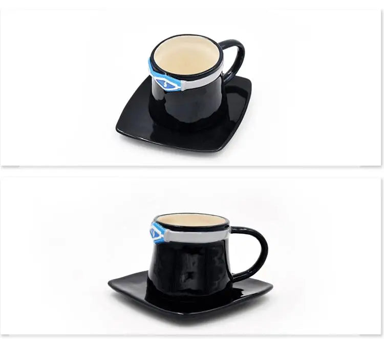 One Piece Anime Ceramic Mug — Chopper, D. Law & Three Brothers Hat Coffee Cup Christmas Gift