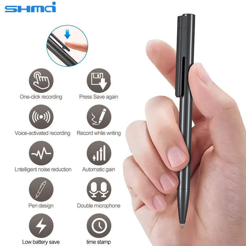 Portable Professional Voice Recorder – Voice Activated Audio Recorder with Noise Cancelling & MP3 Player Functionality