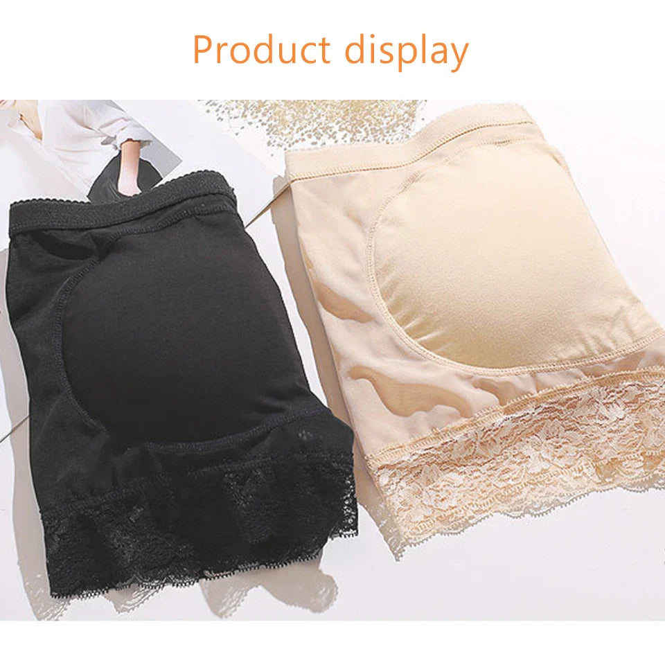 Women’s Padded Seamless Underwear – Fake Buttock Body Shaper Panties, High Waist Hip Enhancer & Tummy Control Shorts