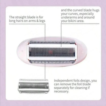 Valentine’s Day Women’s Electric Hair Shaver — Personal Trimmer for Legs, Arms, Armpit & Pubic Hair Care