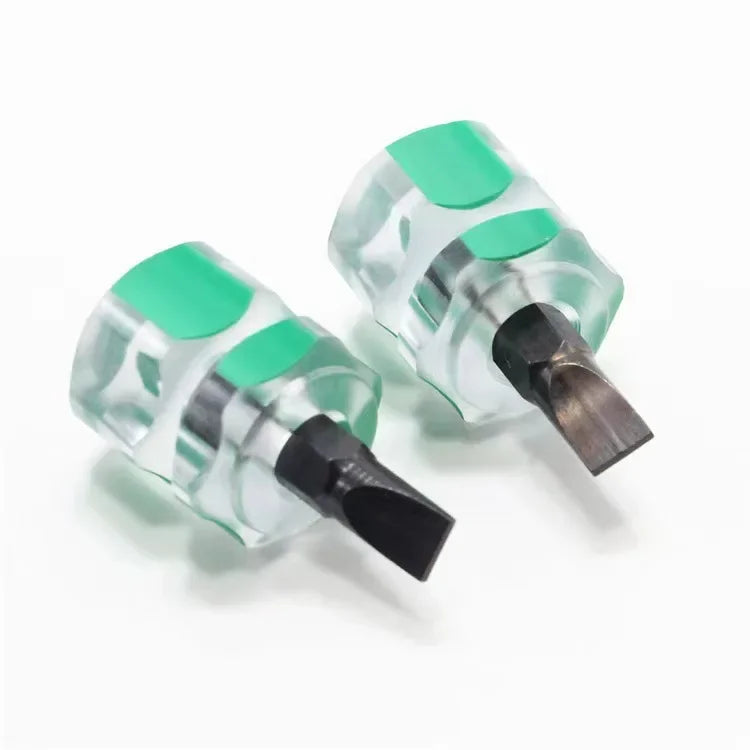 Mini Screwdriver Kit Set – Small Portable Radish Head Precision Repair Tools with Transparent Handle for Car and Electronics