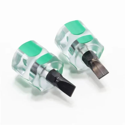 Mini Screwdriver Kit Set – Small Portable Radish Head Precision Repair Tools with Transparent Handle for Car and Electronics