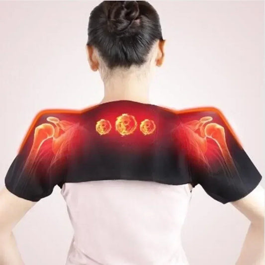 Double Shoulder Support Brace - Compression Shoulder Belt for Warmth & Support