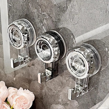 Fashion Powerful Reusable Suction Cup Hooks – Heavy Duty Traceless Shower & Clothes Hooks