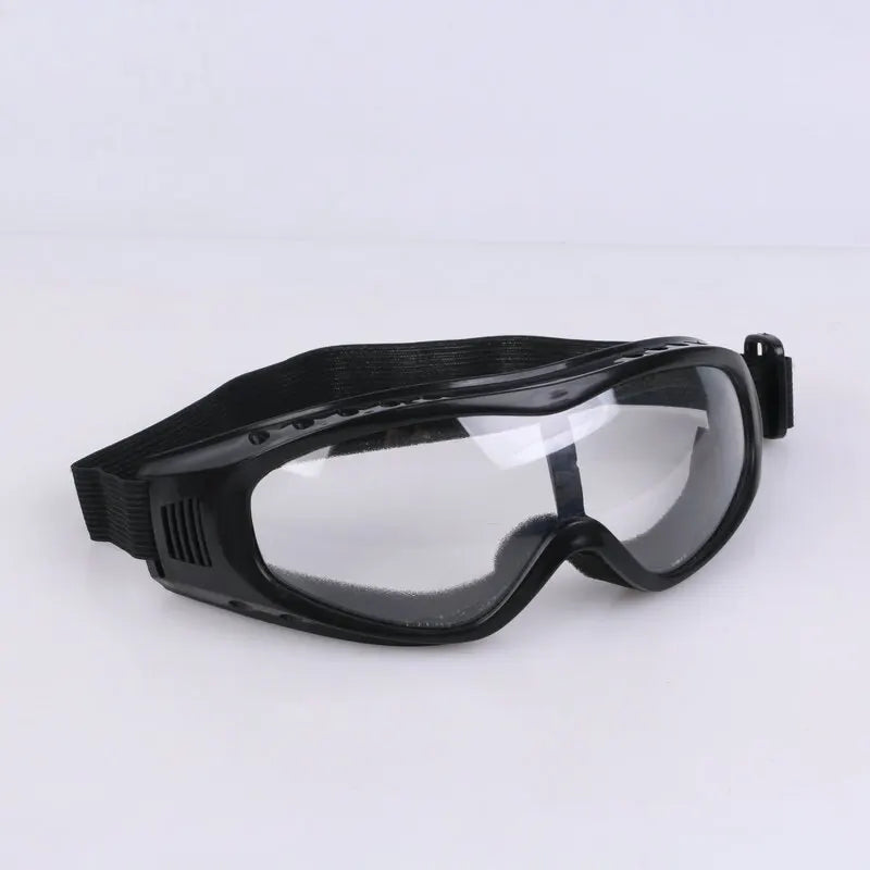 Double-Layer Outdoor Windshield Protection Glasses - PC Lens Ski Goggles for Men and Women - Head-Mounted Safety Eyewear